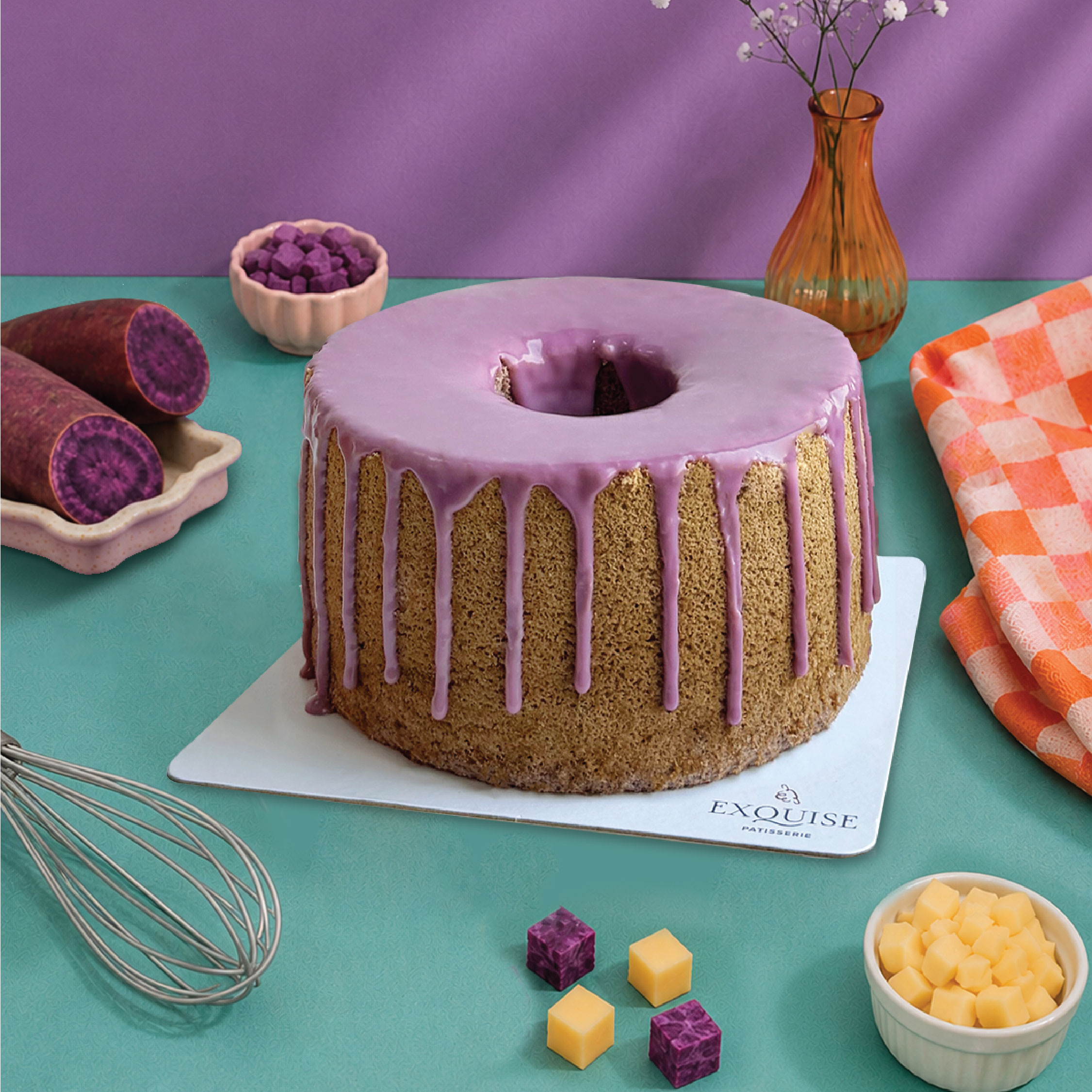 New York Chiffon Ube Cheese